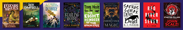 pulpfictionbks's tweet photo. New SF&F by:
@TravisBaldree
#JackCampbell
#CJCherryh
#JaneSFancher
@AlixEHarrow
#TomHolt
@BenedictJacka
#KJParker
@writer_anthony
@scalzi
… and many more! https://t.co/WEYRyjhIdN