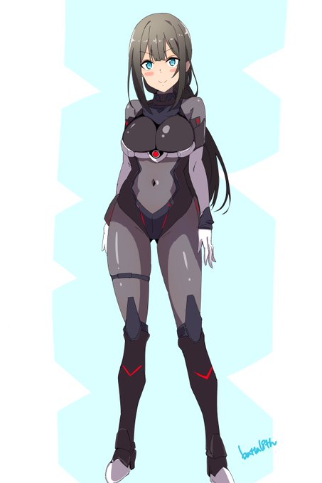 雑色おき 困ると黒にしがち
もう既に不穏な配色スーツちゃん 