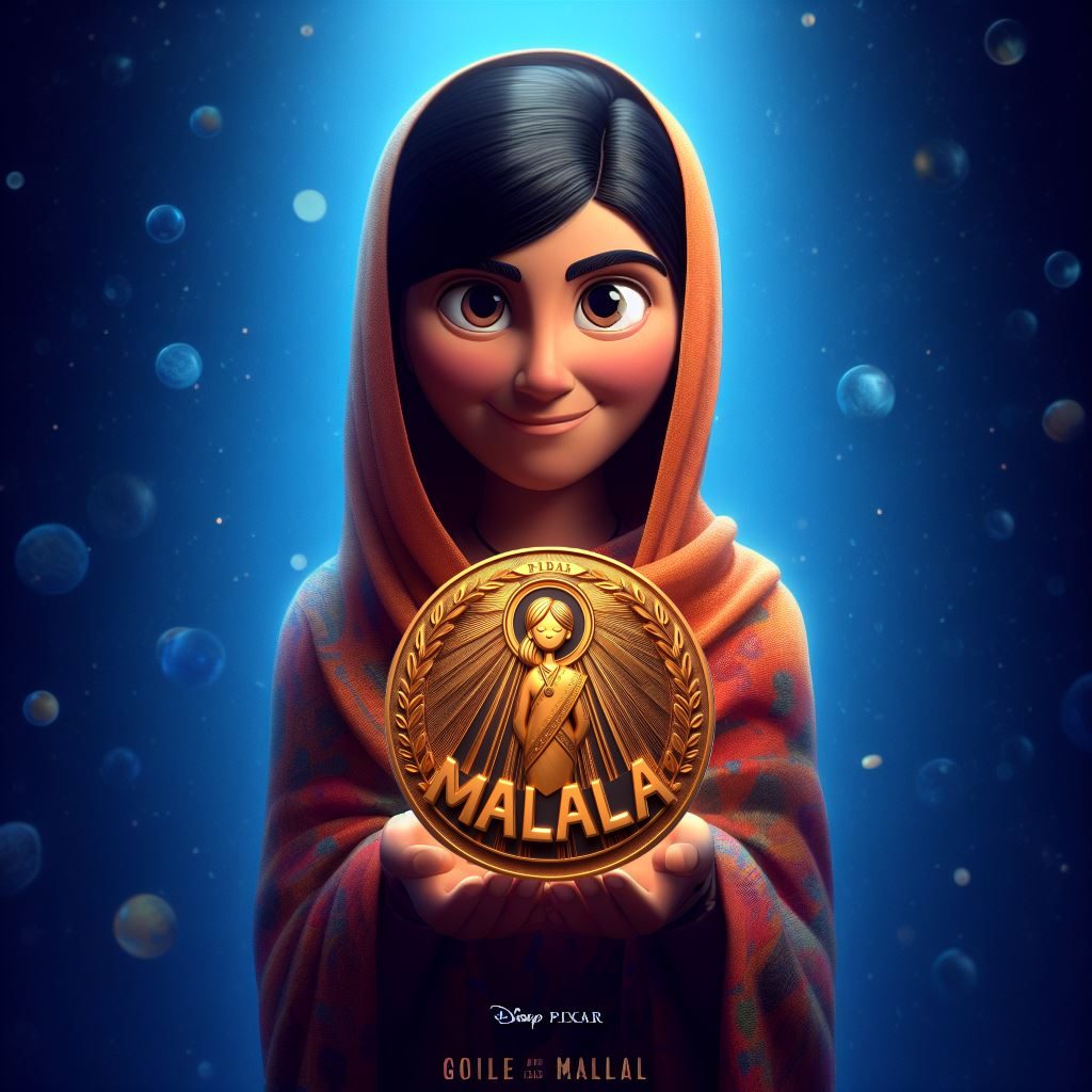 Pixar_AI's tweet photo. Pixar AI presents, Malala!

Malala is a symbolizes celebration of hope, change, and the determination to make the world a better place. It is a tribute to the power of one individual to ignite a movement for justice, education, and gender equality

#AIArtwork #Peace https://t.co/i3l8c5Iio2