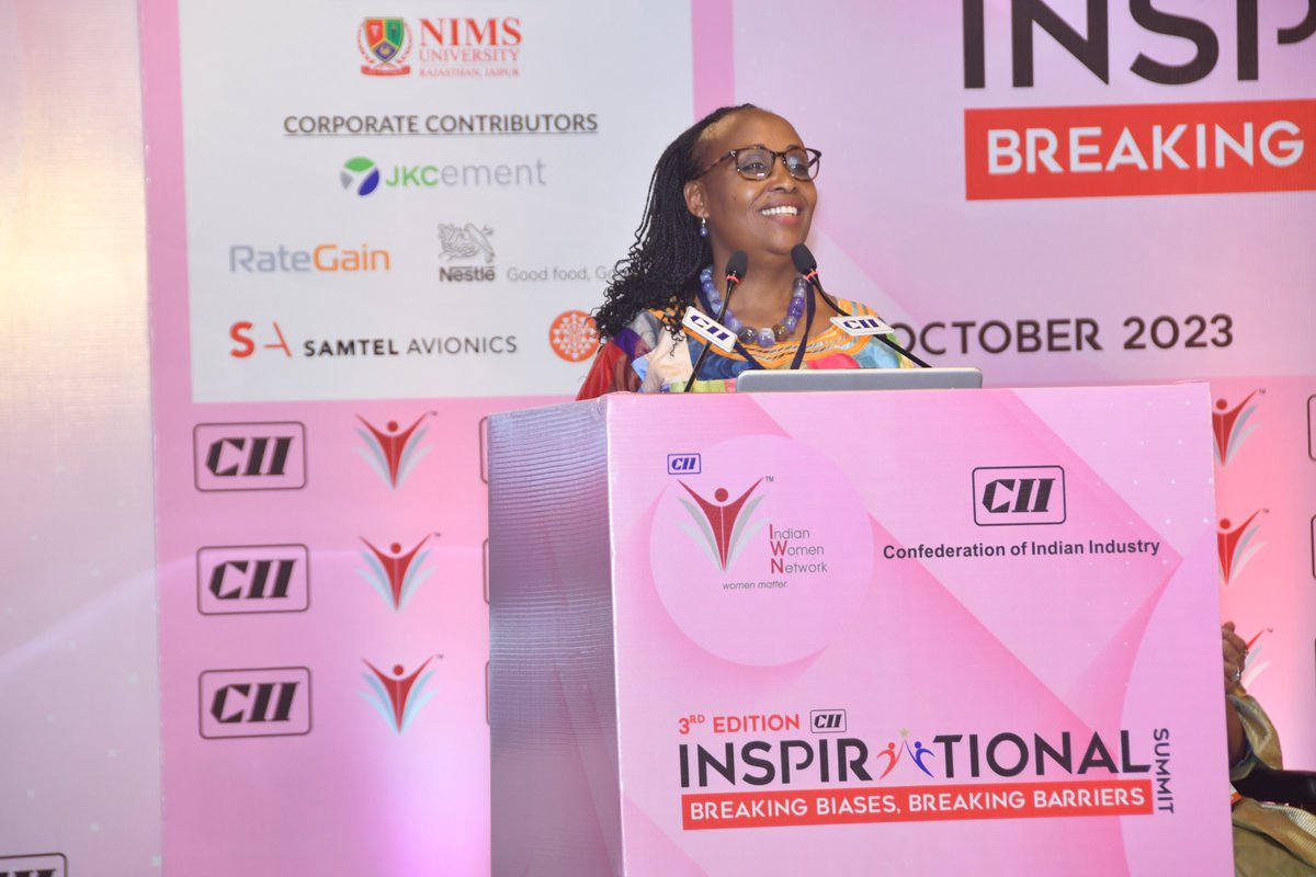 cii4nr's tweet photo. CII-IWN NR #InspirationalSummit organised on 19 Oct 23 at New Delhi on the theme #BreakingBiases, #BreakingBarriers!
The summit witnessed a collective commitment to unleashing the potential of every individual, regardless of their gender, background, or circumstances.
#CII4NR https://t.co/ld991rh5ms