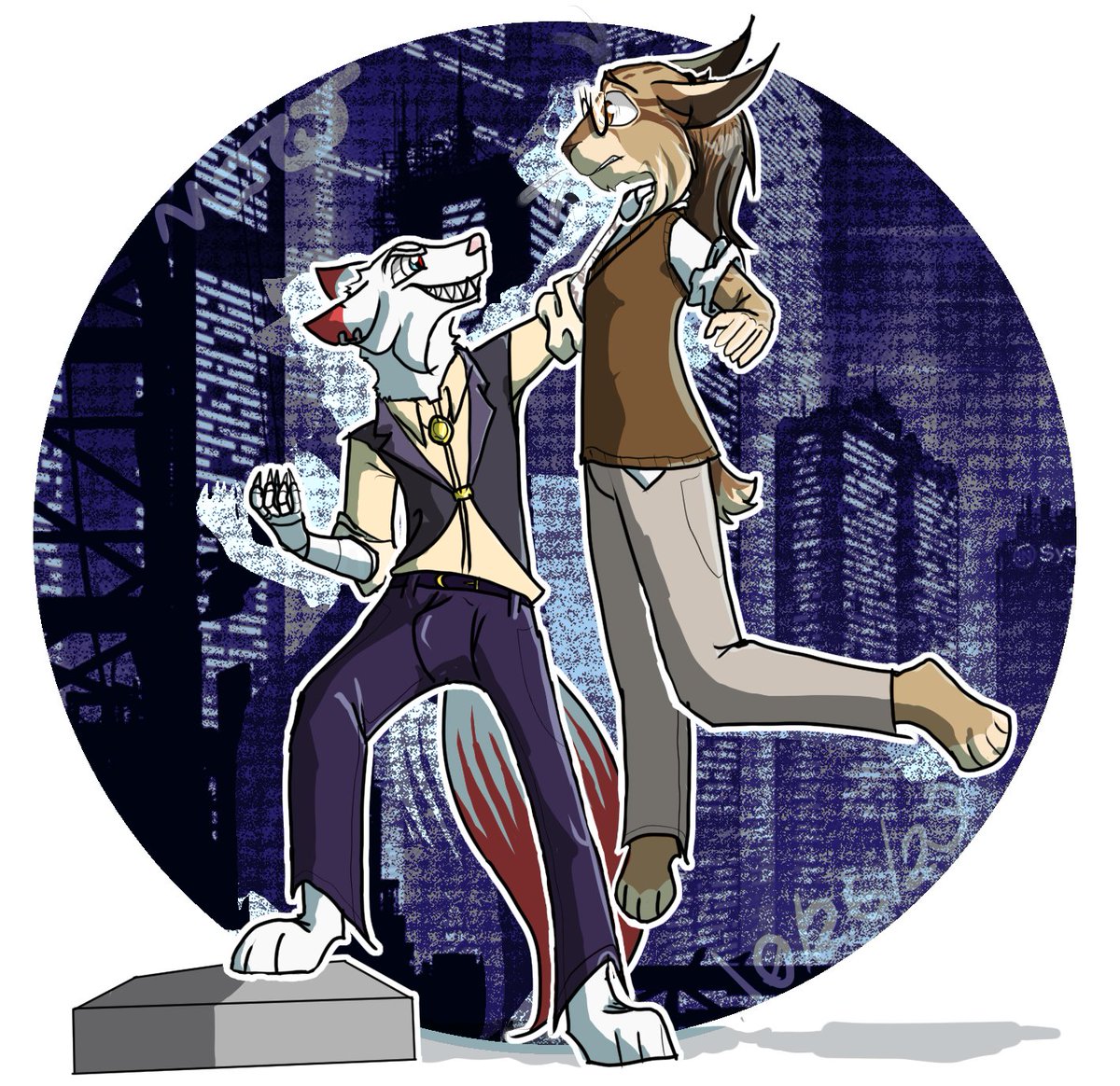 arts_noir's tweet photo. Day 30 - Choking
#furryart #scifi #cyberpunk #originalcharacterart #comics #EndofanEmpire #Goretober #Goretober2023 https://t.co/fNPU20jDYN