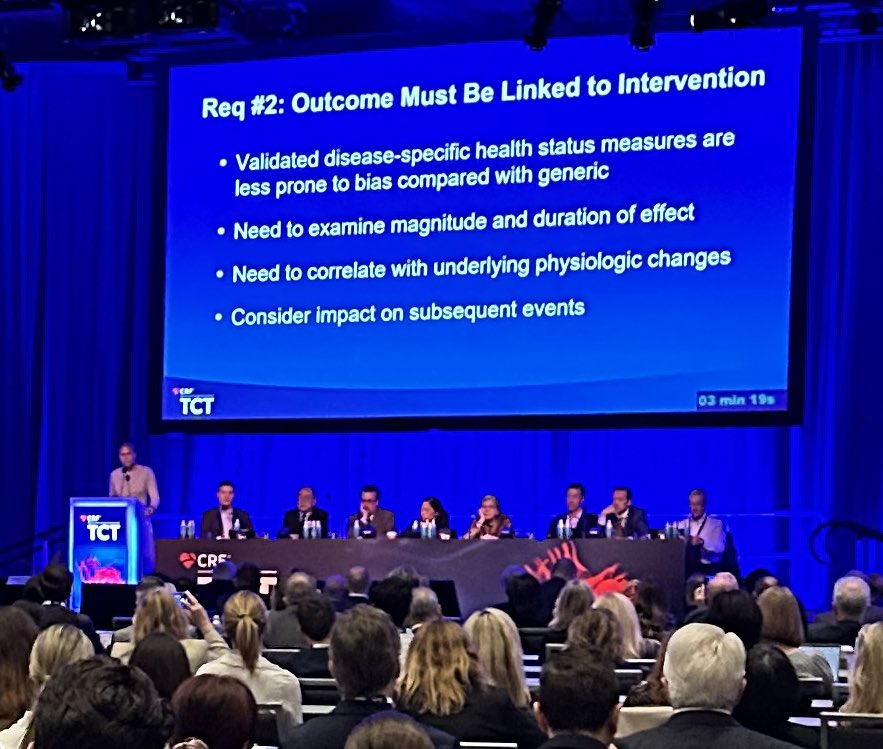 Amazing pres by @arnoldgehrke on the importance of patient reported health status as an endpoint in TTVI trials at the fda town hall theater today! Super informative + a full house! 
🎤📈🫀💃 🏠 🙌 
@TCTConference #tct2023 #WIC #womeninresearch @womenasone