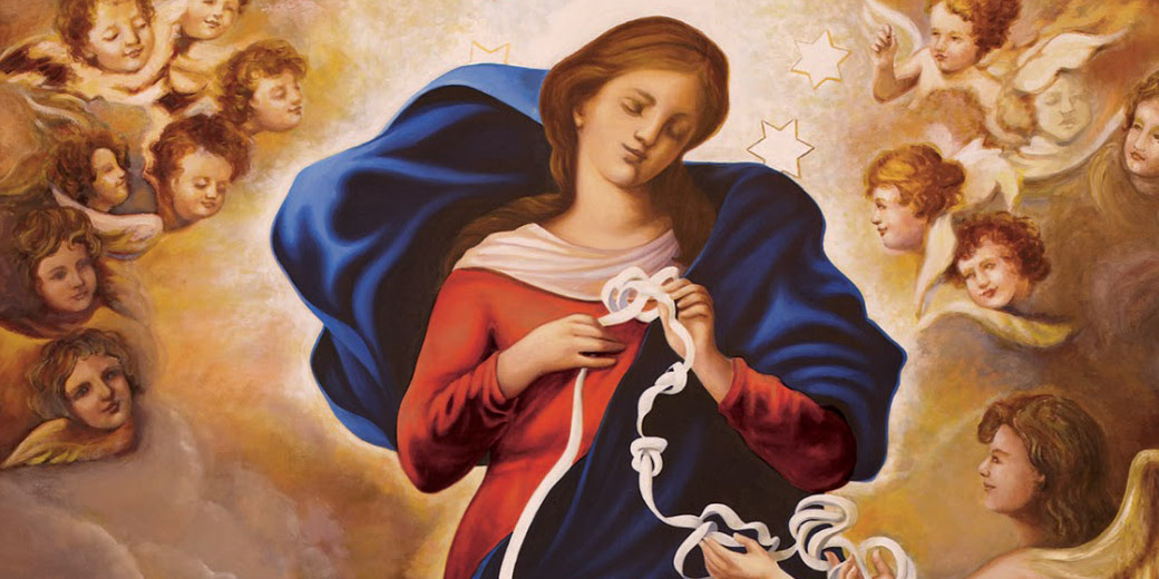 Felichinnio's tweet photo. O Mary, Undoer of knots, pray for us... 🙏🏾 https://t.co/j10RUMwBt8