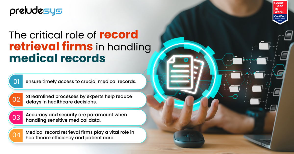 PreludeSys (@preludesys) on Twitter photo Harness the power of precision with <a href="/PreludeSys/">PreludeSys</a>' #MedicalRecordRetrieval services. Our experts ensure timely access to vital records, streamlining #healthcare decisions. We prioritize accuracy & security, enhancing healthcare efficiency and patient care.
preludesys.com/medical-record… Harness the power of precision with <a href="/PreludeSys/">PreludeSys</a>' #MedicalRecordRetrieval services. Our experts ensure timely access to vital records, streamlining #healthcare decisions. We prioritize accuracy & security, enhancing healthcare efficiency and patient care.
preludesys.com/medical-record…