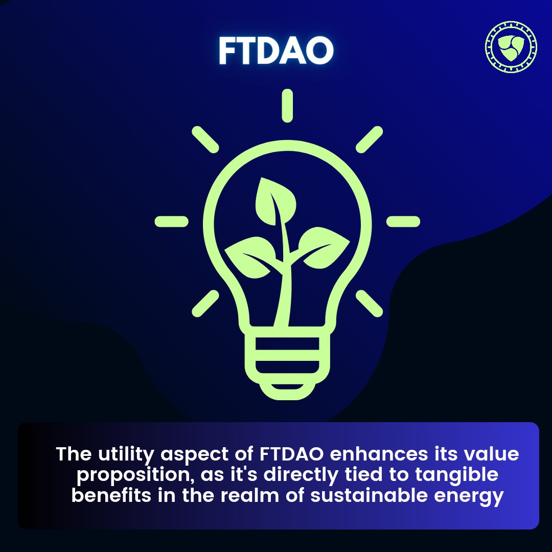 FundTokenDAO's tweet photo. 🌿 Powering the Future with FTDAO 🌿

FTDAO isn't just another token; it's a gateway to real change in sustainable energy. 💡

Our utility aspect isn't just a buzzword; it's a tangible link to benefits in the world of green energy. https://t.co/K2g0P62izv
