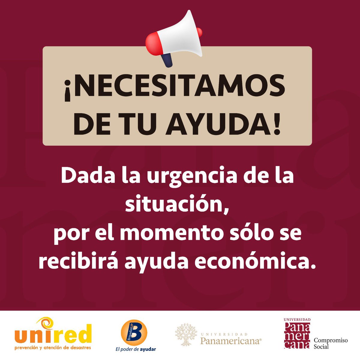 UPMexico's tweet photo. 🚨 Se activó la Red de Universidades para prevención y atención de desastres #UNIRED
¡ #Acapulco necesita tu apoyo! #HuracanOtis @CompromisoUP nos mantendrá al tanto de las acciones correspondientes de acuerdo a la situación. 👇 #BrigadasUP https://t.co/mNxf6ID9by