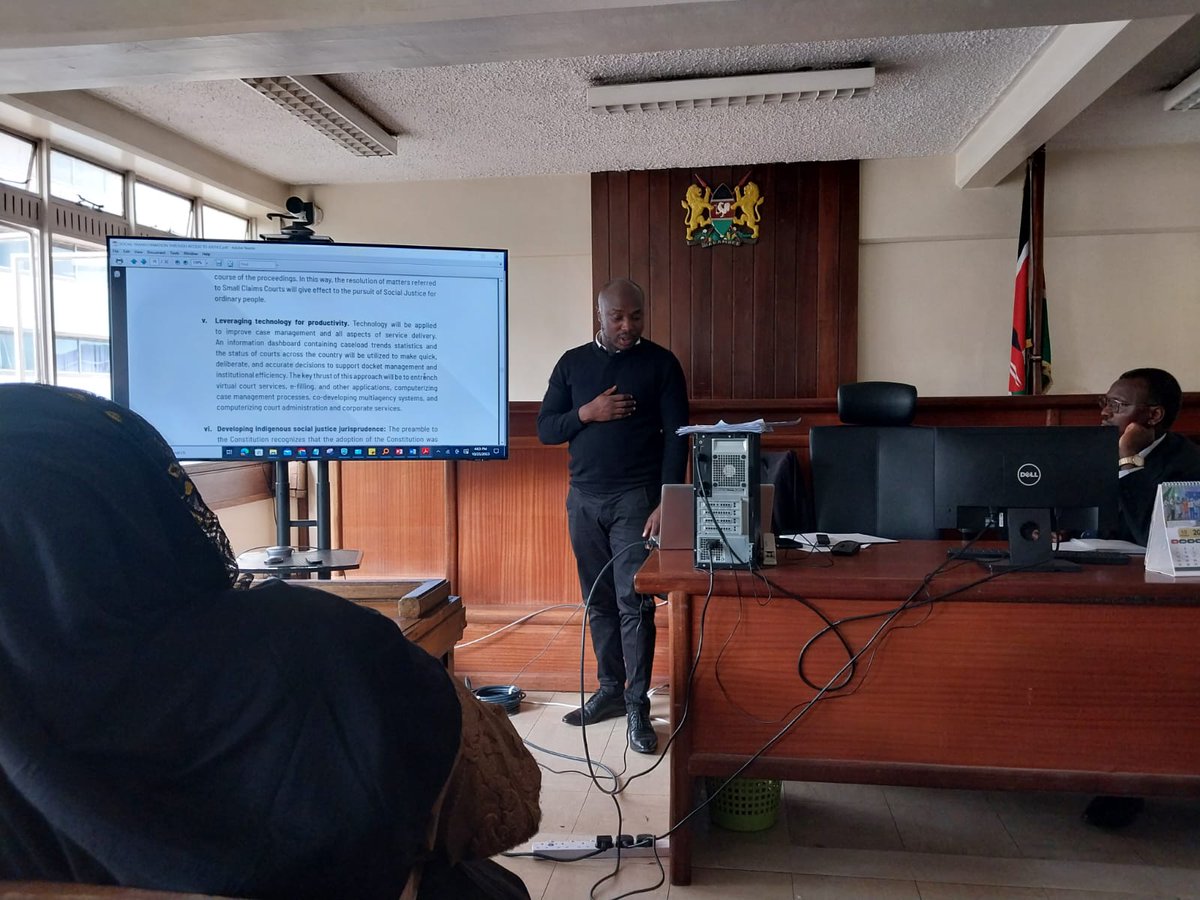 ACE_Africa's tweet photo. A visit to the Employment &amp; Labour Relations Court Malindi #Kenya to dive into the world of e-filing &amp; case tracking systems in judiciary. Discussed how #paralegals can help marginalized clients, making justice accessible to all. #AccessToJustice #EmpowerParalegals @KituoSheria https://t.co/O4L5LfliBc