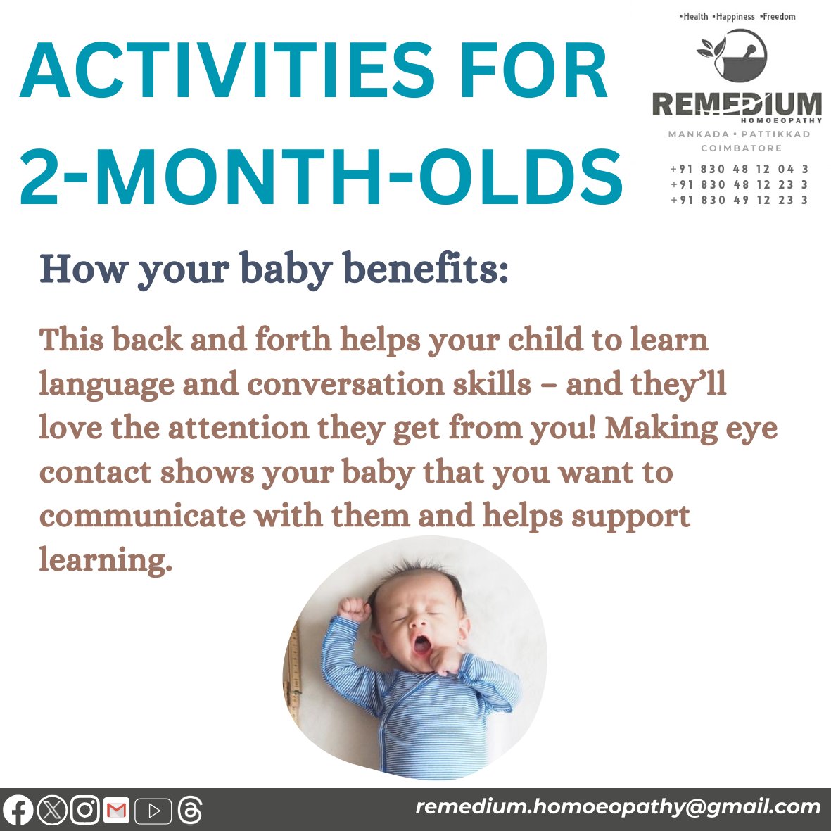 RemediumH's tweet photo. Learning Activities For Babies and Toddlers.
Activities For 2 Months Old
@RemediumH
#learningactivities #learningthroughplay #learningathome #learning #education #kidsactivities #montessori #preschoolactivities #homeschooling #play #homeschool #preschool #sensoryplay https://t.co/5MR7VDlonc