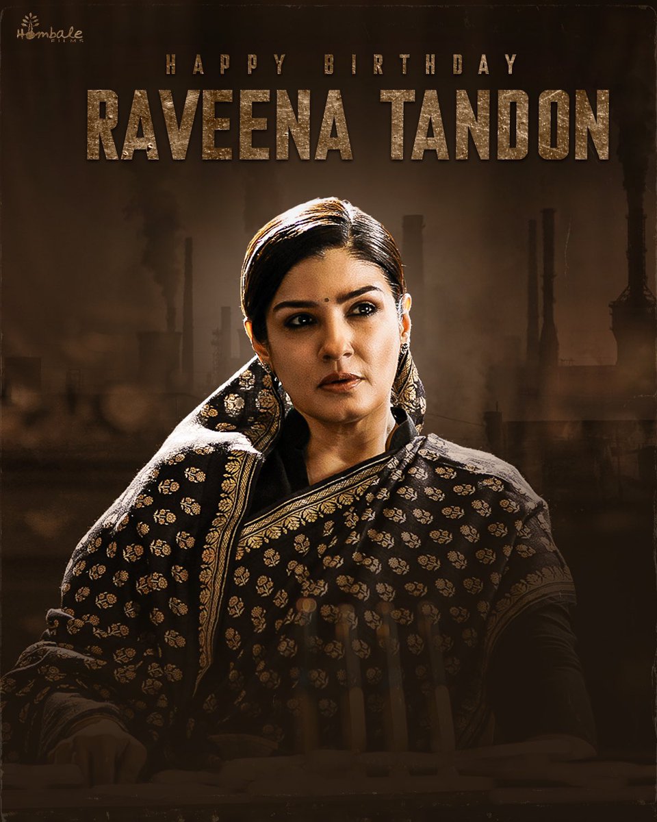 Wishing a very happy birthday to the one and only @TandonRaveena, who has captivated audiences for over three decades with her remarkable screen presence.
Here's to many more years of amazing performances.

#HBDRaveenaTandon