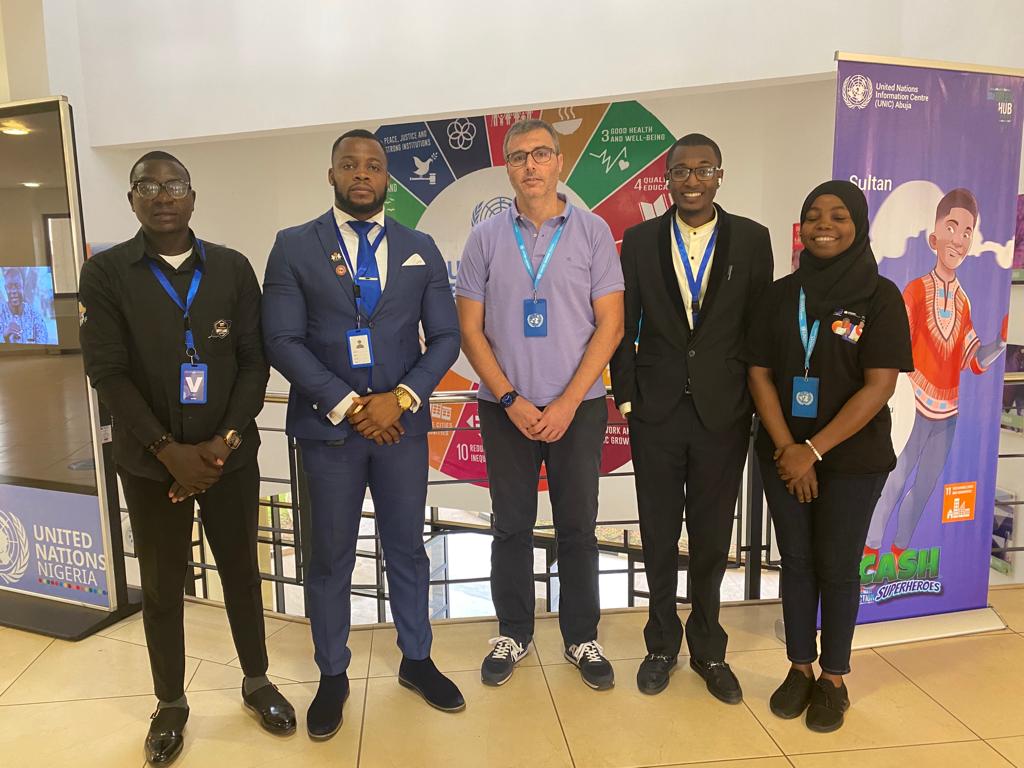 iam_venzan's tweet photo. The Founder
@KADFILMFEST
Vice Chairman Nigerian film festival Association NFFA Audu Kashim Israel have paid a courtesy visit to Danilo Campisi the deputy Representative 
@UNODC_Nigeria
United Nations office on drugs and Crime UNODC at the UN House Yesterday 

cc: @iamezzykash_ https://t.co/ZpRLjUupEJ