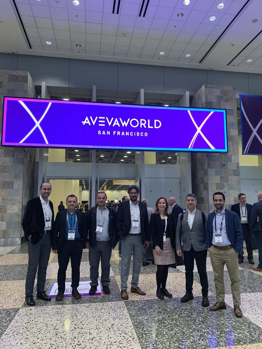 Delighted to attend the prestigious #AVEVAWorld event in San Francisco, a hub of innovation and collaboration.
Aveva Türkiye Team - Mehmet Cihad Özalp, Niyazi Ağaçdiken, Uğur Özarun, Nejla Işıkcan ALKAN, Deniz Usluoglu along with our esteemed customers Özcan Söke and Serkan Özsu.