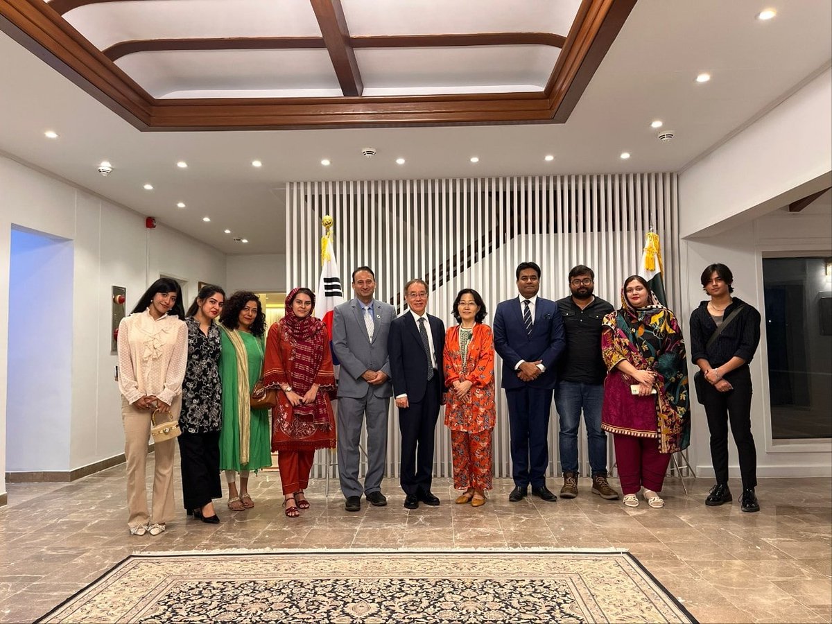 On September 5th, 2023, the Ambassador of the Republic of Korea, Mr. Park Kijun, held a ‘Dinner Meeting’ with the figures in the field of culture in Pakistan at his residence, and discussed about K-Pop and the ways to promote the cultural exchanges between the two countries.