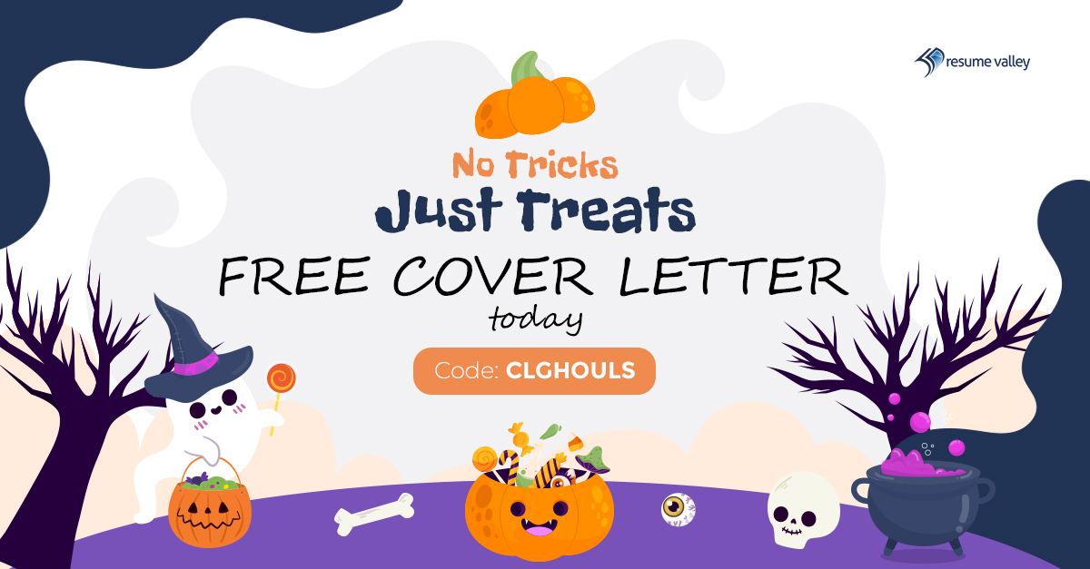 resume_valley's tweet photo. Don't let job rejections haunt you this #Halloween2023! Cast away your job search nightmares with a FREE cover letter from Resume Valley. Get yours today with promo code CLGHOULS. But hurry! This offer is hauntingly good and only lasts for one day—don't miss out!
 
#coverletter https://t.co/rHPrkff9Ed