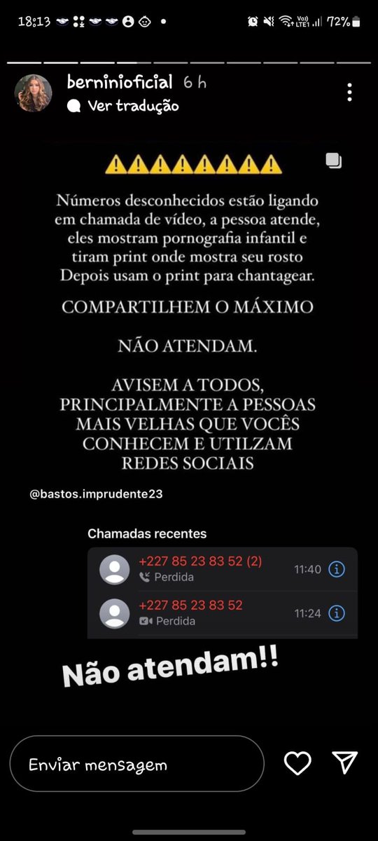 YtMargaret's tweet photo. ATENÇÃO 🚨🚨🚨🚨. Cuidado, eu já recebi mensagem com ESSE rosto. Não sei de QUEM se trata... RT RT RT https://t.co/VYZGcvfgFs