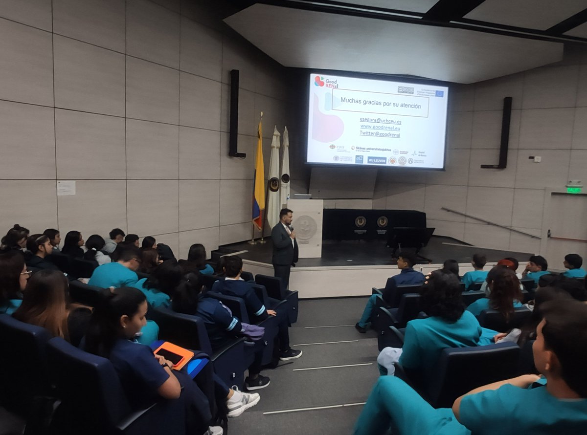 goodrenal's tweet photo. @jorgeenriquemc at #fucs Colombia has invited @goodrenal this week to expand Renal Physiotherapy around the world. Tomorrow we will participate at #EncuentroSemilleros Excited to have the chance to promote Renal PT @CienciaUCHCEU @EUErasmusPlus @euroreckd @gemefersen @GREXercise https://t.co/YNHhfiu5m7