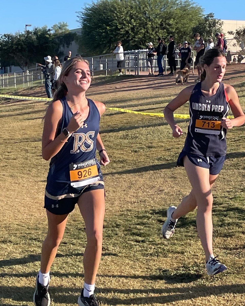 RS_Mustangs's tweet photo. Congratulations to the first Cross Country State Qualifiers in School History! Adam Stoeckel ‘25, Liam Enos ‘25 and Iris Black ‘26 all qualified as individuals for the State Meet! They will run Saturday, Nov. 4 at Cave Creek Golf Course! #letsgomustangs @RanchoSolanoAZ https://t.co/fcvl33oqk1