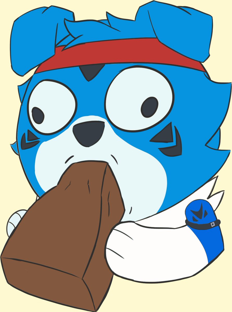 narrocyevrah's tweet photo. @BattougaSharin I'm not good and practicing art and tried to draw battouga cope but ended up with battouga om nom instead https://t.co/46bdAu4aPe