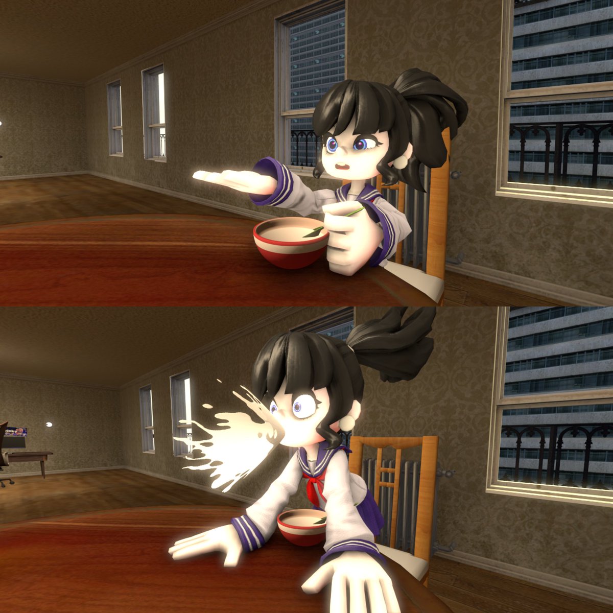 Spacieinklo's tweet photo. Cereal Sophia #ninjala #ninjalasfm #sfm #sourcefilmmaker #cerealguy should I make a template for this? https://t.co/kirHCfZvot