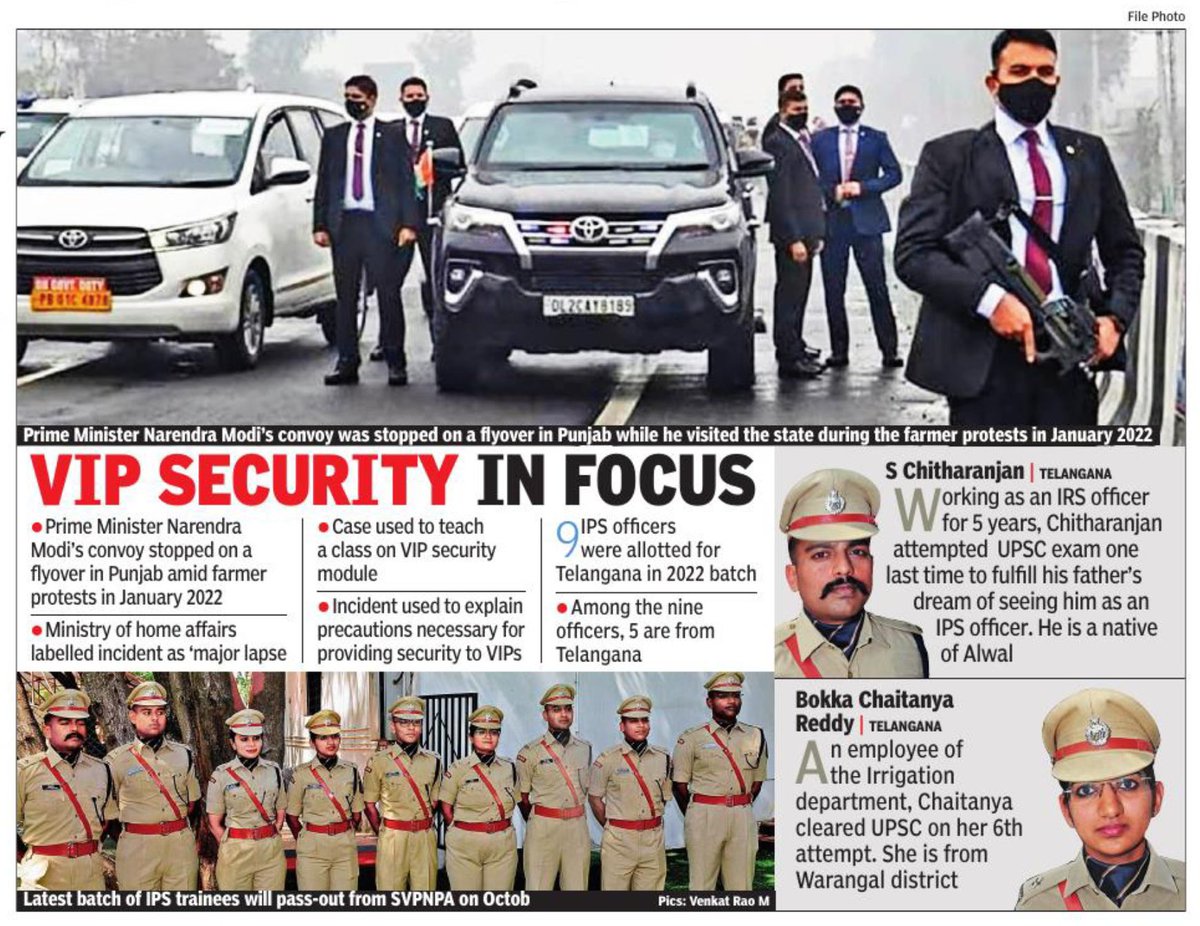 #PM #SecurityLapse In #Punjab Now Case Study For #IPS epaper.timesgroup.com/article-share?…