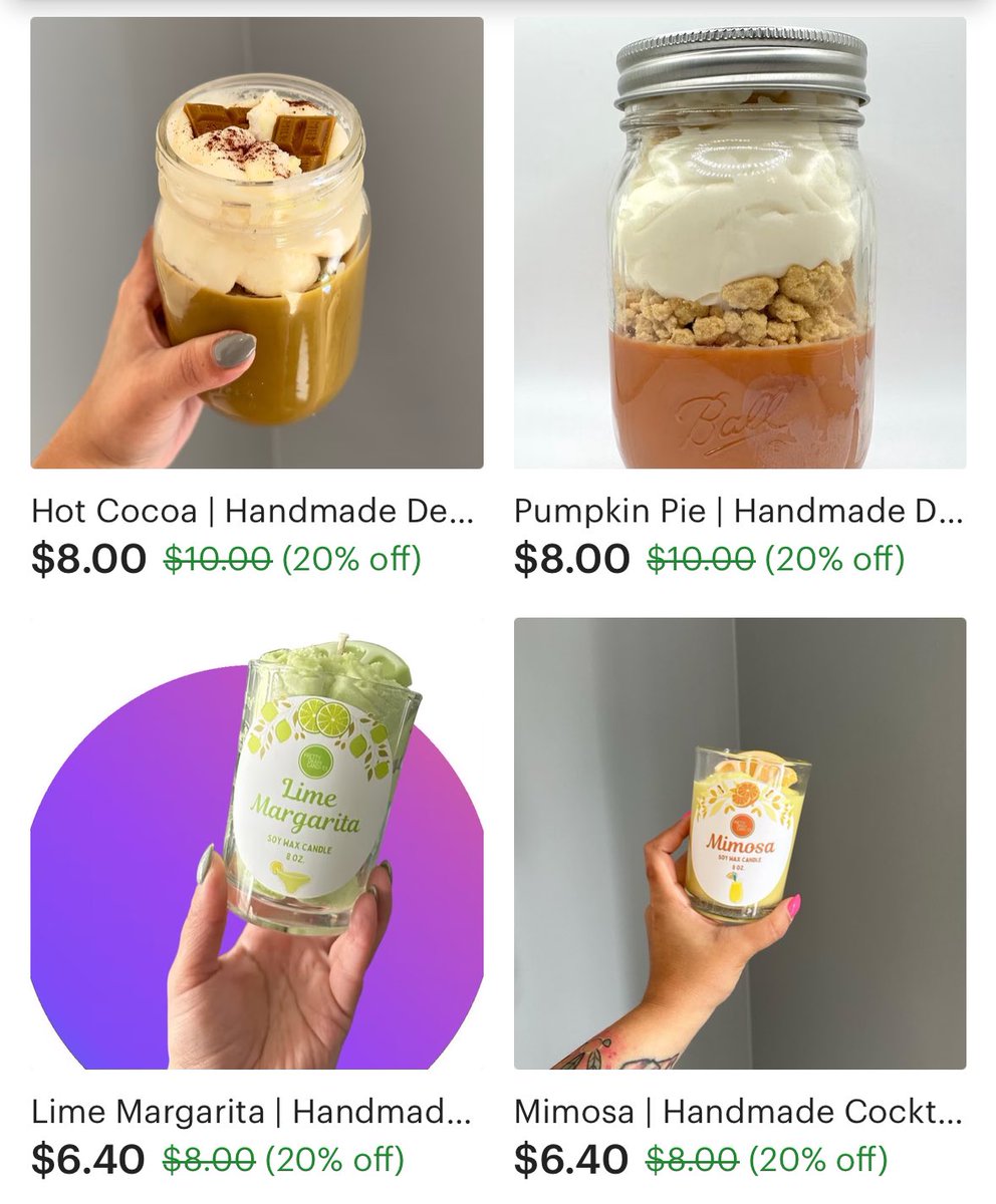 PrettyOKCandles's tweet photo. 20% off of everything on the #Etsy shop until the end of the month!!

https://t.co/TaP9jIZjig

#candles #sale #halloween #stl #fall #smallbusiness #local #follow https://t.co/U5LrjCURhn