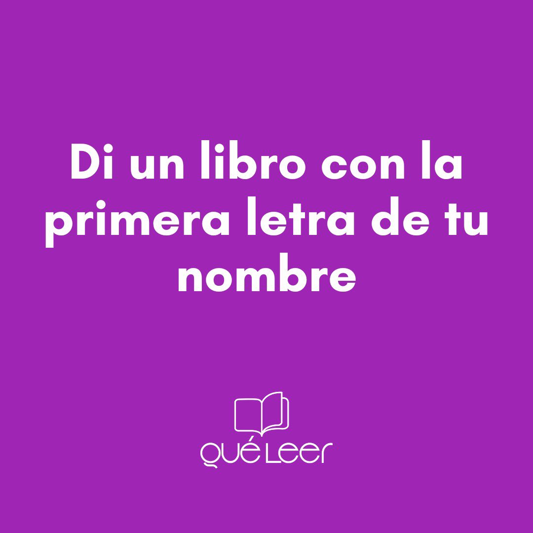 ¿QuéLeer? tweet media
