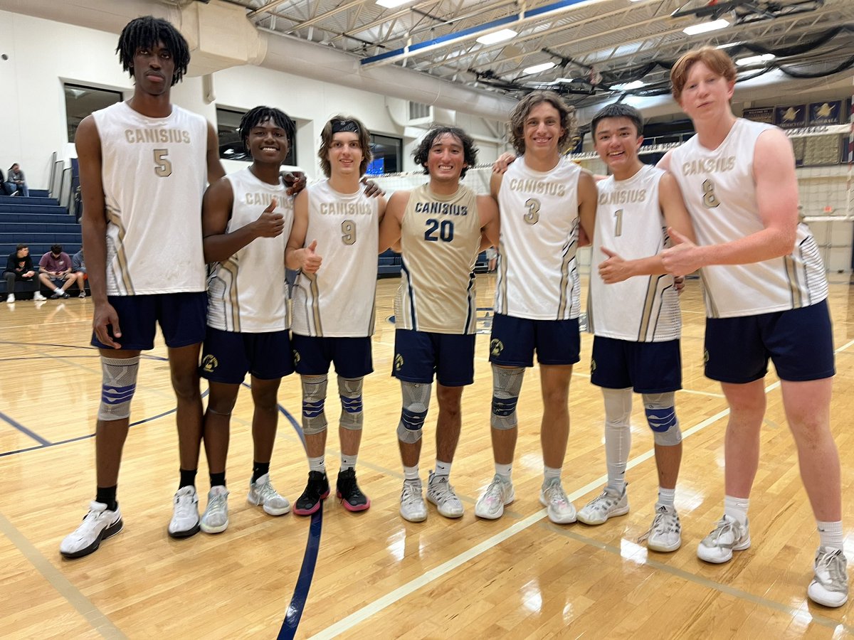 Varsity Crusaders with a huge win over #3 East Aurora 29-27, 23-25, 17-25, 25-22, &amp; 15-9. Well done gentlemen! Great effort.