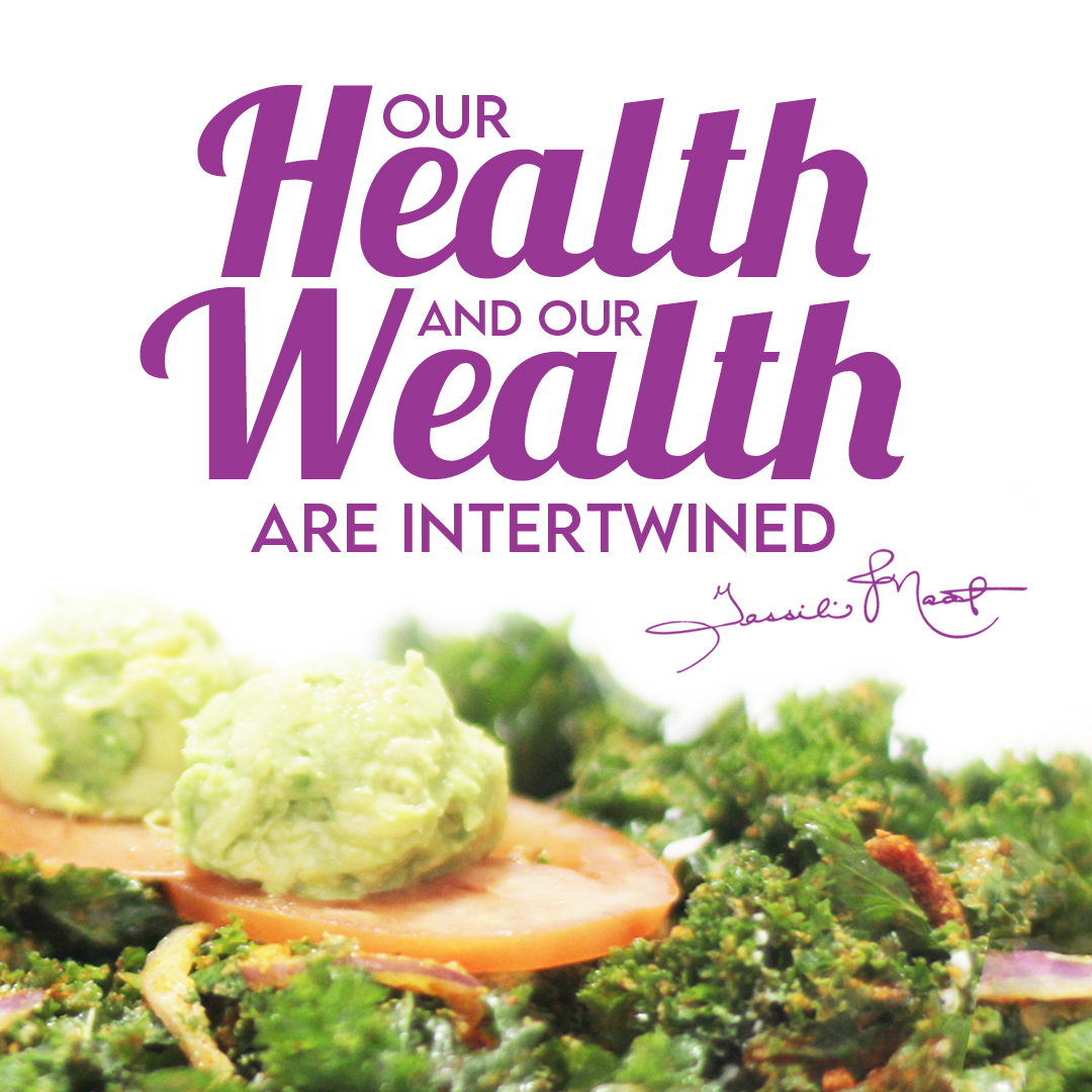 Nourishing our bodies with food made with intention and love - that's true wealth! Let's all be mindful of what we put into our bodies - it's the ultimate gift you can give yourself! #ourhealthIsourwealth #livemindfuleatwell