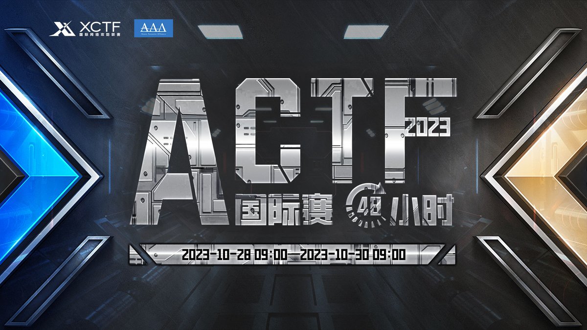 ymyaheyo's tweet photo. Hey! The #ACTF 2023 is coming! 👏
📷 October 28, 2023 01:00—Octobe 30, 2023 01:00 (UTC) 
📷 https://t.co/ZbpqfOvywK
📷 Discord: https://t.co/LLyhKz016q https://t.co/y3rZvdHkon