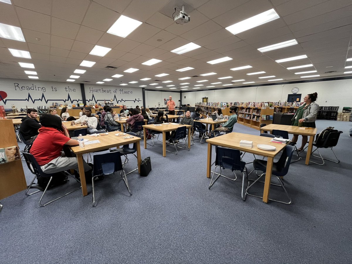 These <a href="/mooremustangs/">THE Marion C. Moore</a> are doing BIG things! GSP candidate meeting with the awesome <a href="/teach_the_past/">Troy Petrie</a>,  <a href="/Almoody24/">Alexandra Moody</a> and a library full of future Governor’s Scholars! #knowMoore #bestofthebest #Mustangs #GSP