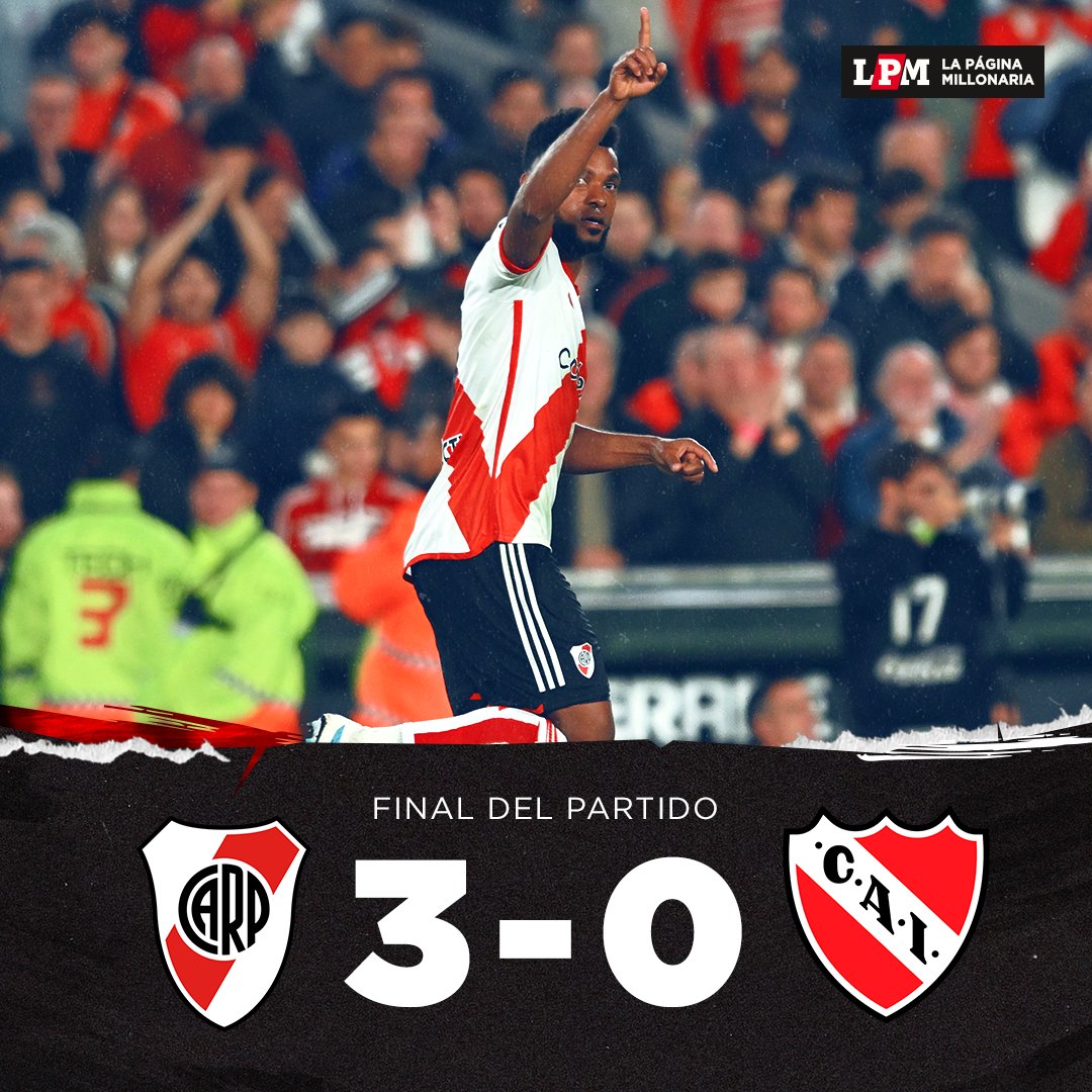 RiverLPM's tweet photo. GANAR ✅
GUSTAR ✅
GOLEAR ✅

LLEGAR A 20 TRIUNFOS SEGUIDOS EN CASA ✅ https://t.co/WKo6XZasih