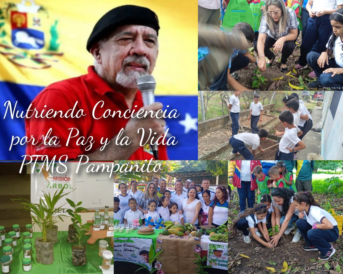 Carlos Lanz
"Que la siembra se convierta en oportunidad curricular de integración de todas las áreas de formación, de programas y proyectos educativos integrales comunitarios y aprendizajes".