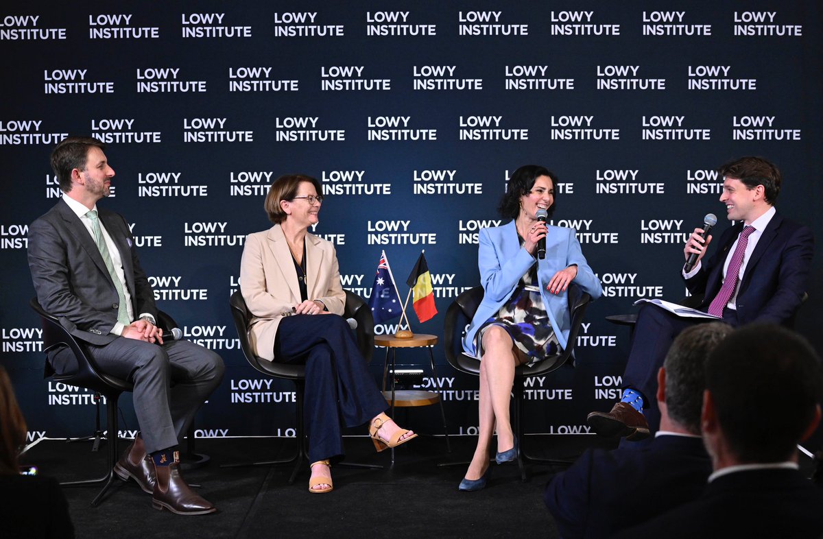 Catch up on a fascinating @LowyInstitute address and conversation with Belgian Foreign Minister @hadjalahbib alongside @James_Cockayne & @justine_nolan on the EU's supply chain & human rights efforts and implications for Australia: lowyinstitute.org/event/conversa…