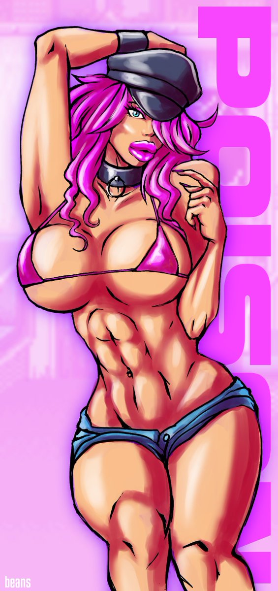 thefirstbeans's tweet image. This wasn't *supposed* to be shaped like a body pillow but uhh... yeah? #streetfighter #poison #poisonkiss #capcom