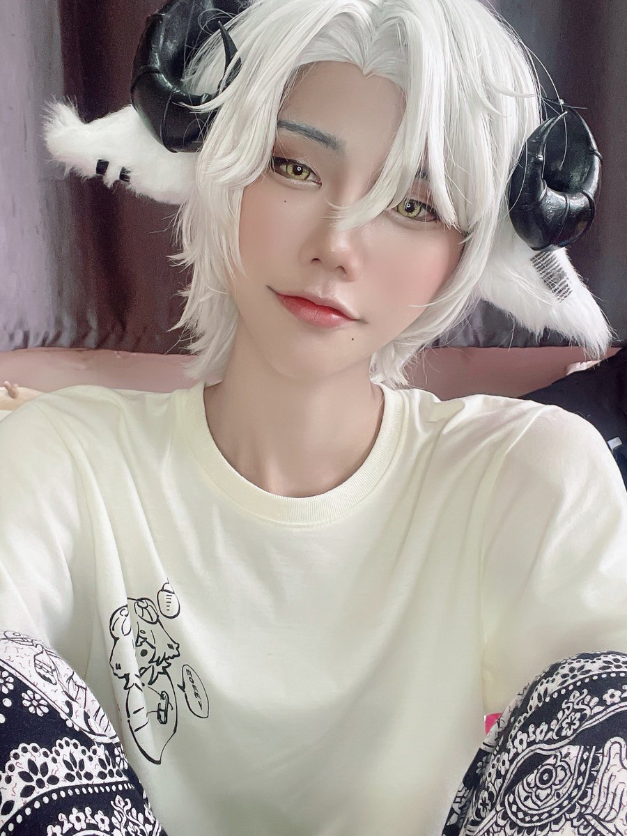 shintacosth's tweet photo. บาแบ๊ะ อย่าลืมพักผ่อนนะครับ 🐏 
#BaabelLamb #ARProject https://t.co/HZKZE0n6an