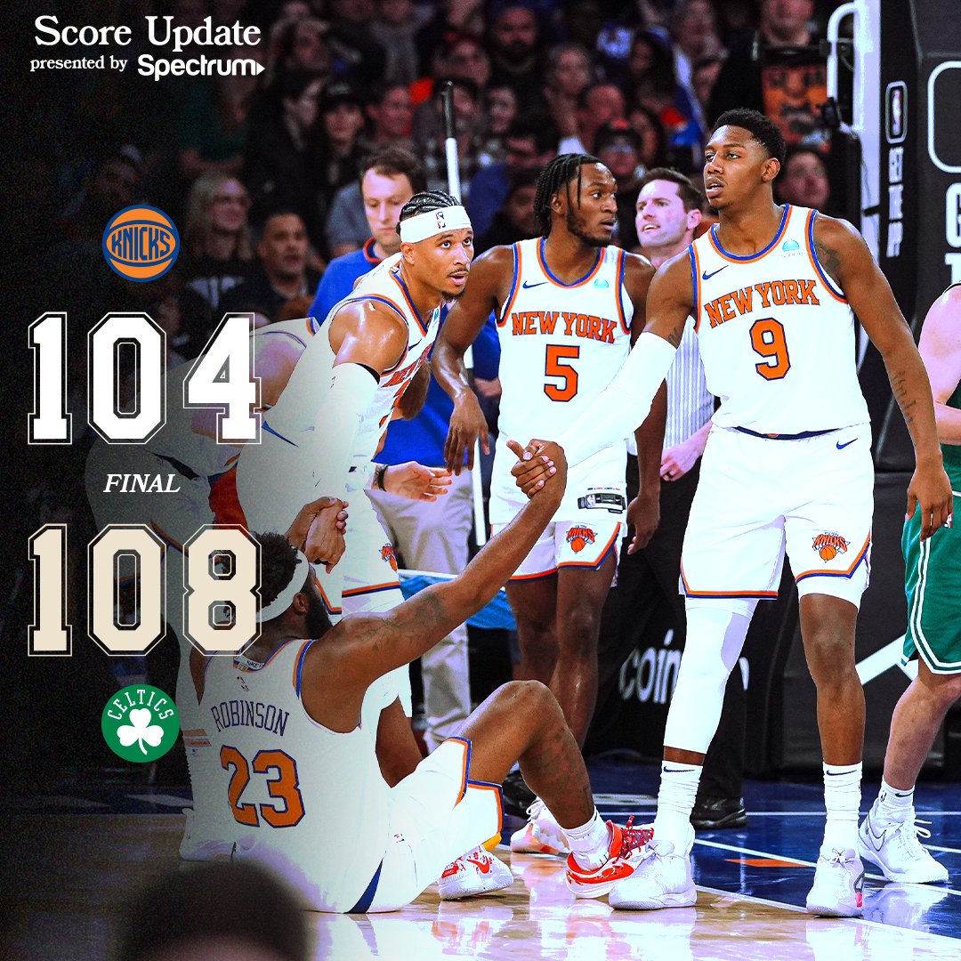 nyknicks's tweet image. Final from MSG.