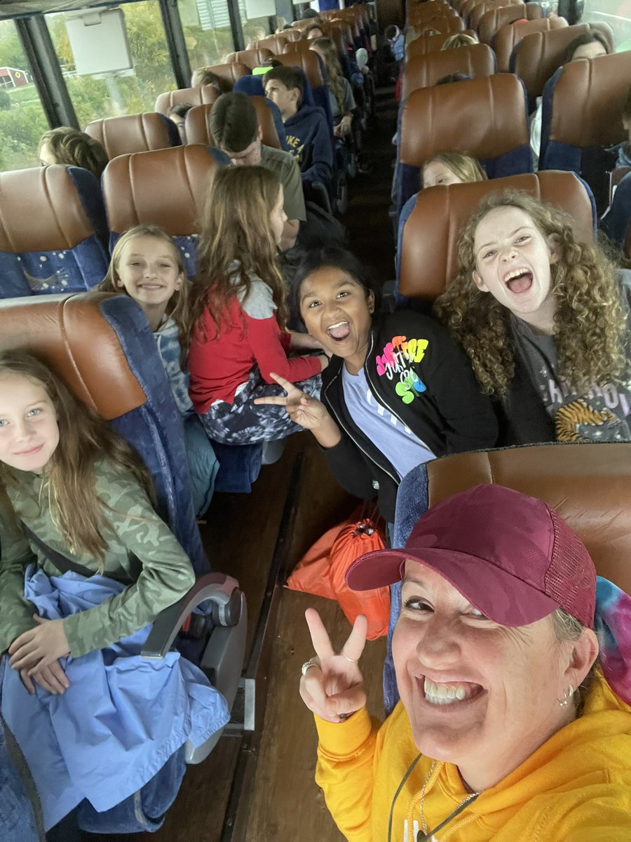 Last day for Maroon @D70HMSOutdoorEd! Thank you @NIUloradotaft for another amazing year! One last geology, some camp fire songs, and on our way home in Bus #1. #d70shinyapple @HighlandD70