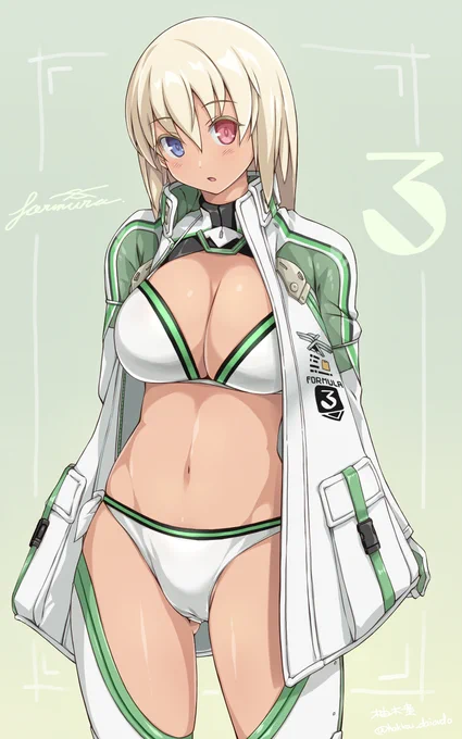 (3週間前に)来たので描きました数時間後に金髪ポニテおフランスJCスカウト来るっすけど…#アリスギア #アリスギアお絵かき 