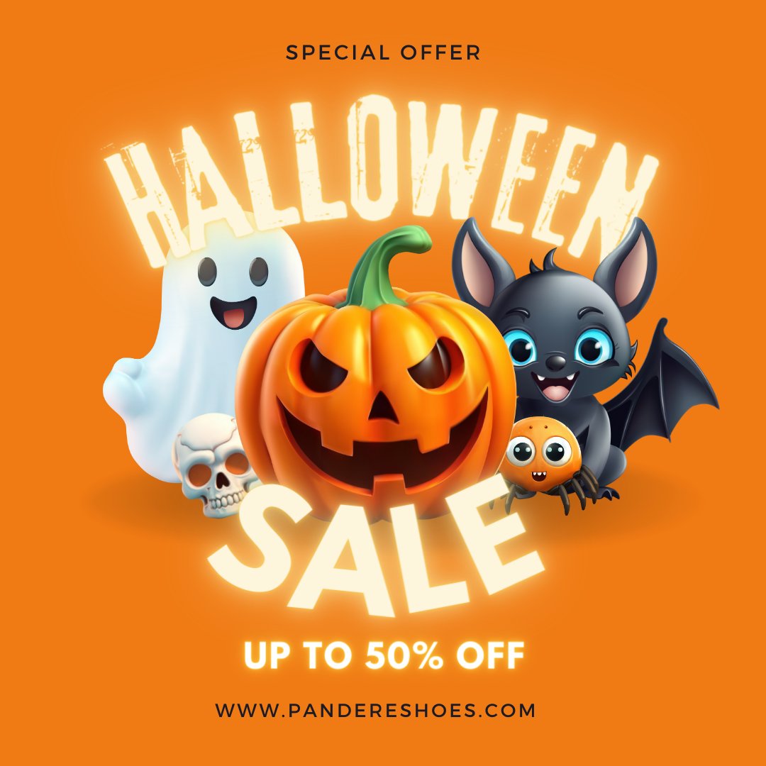 🎃👻 Unleash the spook-tacular savings at Pandere Shoes! Our Halloween Sale is here, and it's a real treat. 🕸️🦇 Get up to 50% off on all items, but hurry – it's a limited time offer.  #PandereHalloweenSale  #pandere  #expandablefootwear #diabeticshoes #wideshoes #extrawideshoes