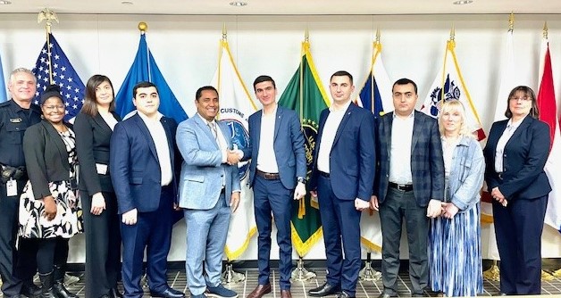 CBPEurope's tweet photo. .@CBP was proud to host Armenia State Revenue Committee colleagues this week to discuss the sharing of best practices for non-intrusive customs inspections. https://t.co/95n8rCAhUk