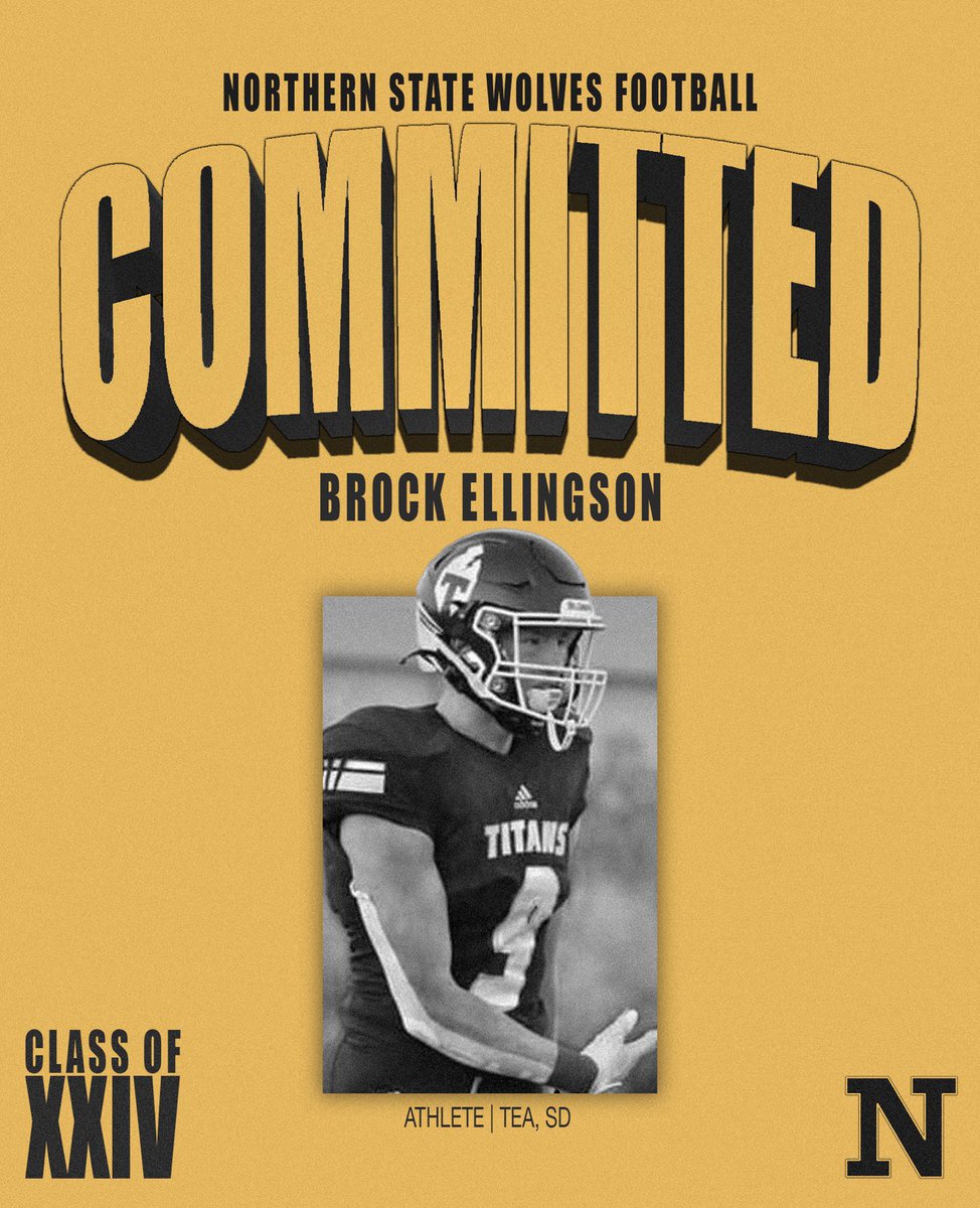 100% Committed!! #GoWolves <a href="/CoachGlas05/">Jason Glasco</a> <a href="/NSUCoachSchmidt/">Mike Schmidt</a> <a href="/NSUWolves_FB/">Northern State Football🐺 🏈</a>