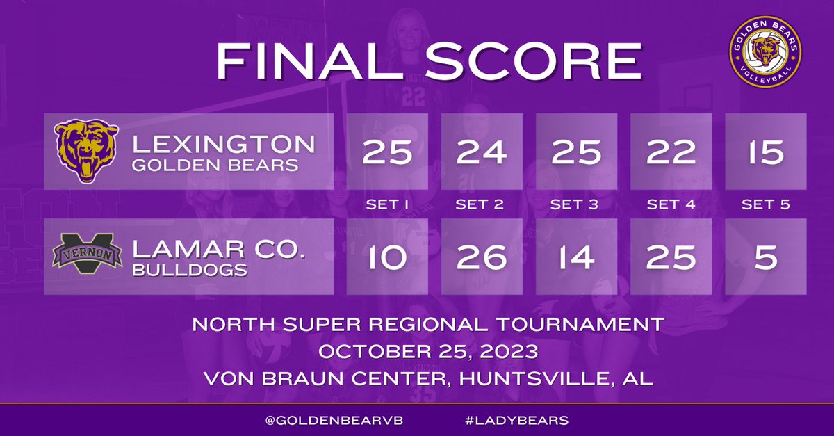 Lexington Golden Bears Volleyball tweet media