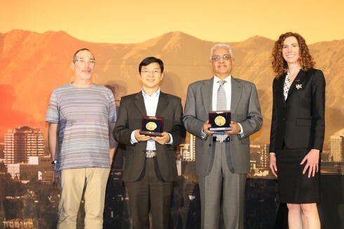 GeorgeLan7's tweet image. Very honored and humbled to receive the 2023 INFORMS Lanchester prize for this book published three years ago. The amazing #INFORMS2023 photographer made me at least 10 years younger 😃