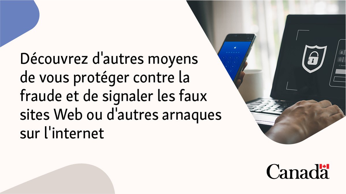 CitImmCanFR's tweet photo. Vous souhaitez obtenir une autorisation de voyage électronique (AVE) pour vous rendre au Canada ? 

Méfiez-vous des entreprises qui prétendent pouvoir vous aider à l'obtenir ! Nombre d'entre elles utilisent de faux sites Web pour vous inciter à leur verser de l'argent ou à leur communiquer des informations privées probablement.

Voici des choses à surveiller :
• Si le site Web prétend proposer des offres spéciales telles qu'une entrée garantie ou des délais de traitement plus courts, ces affirmations sont fausses !
• L'adresse figurant dans la barre d'adresse de votre navigateur doit correspondre à l'adresse que vous avez tapée. 
• Ne donnez jamais d'informations privées si vous ne voyez pas un cadenas ou "https://" au début de l'adresse web pour indiquer qu'elle est sécurisée.

N'oubliez pas que notre site Web est le seul site officiel du gouvernement du Canada pour demander une eTA.

Découvrez d'autres moyens de vous protéger contre la fraude et de signaler les faux sites Web ou d'autres arnaques sur l'internet :  https://t.co/r2kVaUGQe4

#PensezCybersécurité