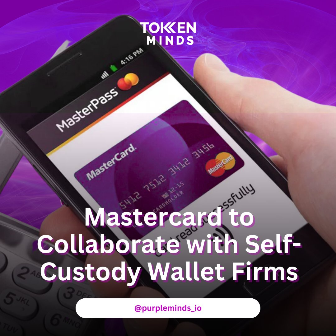 tokenminds_co's tweet photo. Are you ready to spend your crypto assets with Mastercard? #Web3 #crypto #Mastercard #selfcustody #wallet #tokenminds #purpleminds https://t.co/vvaCFHJXWn