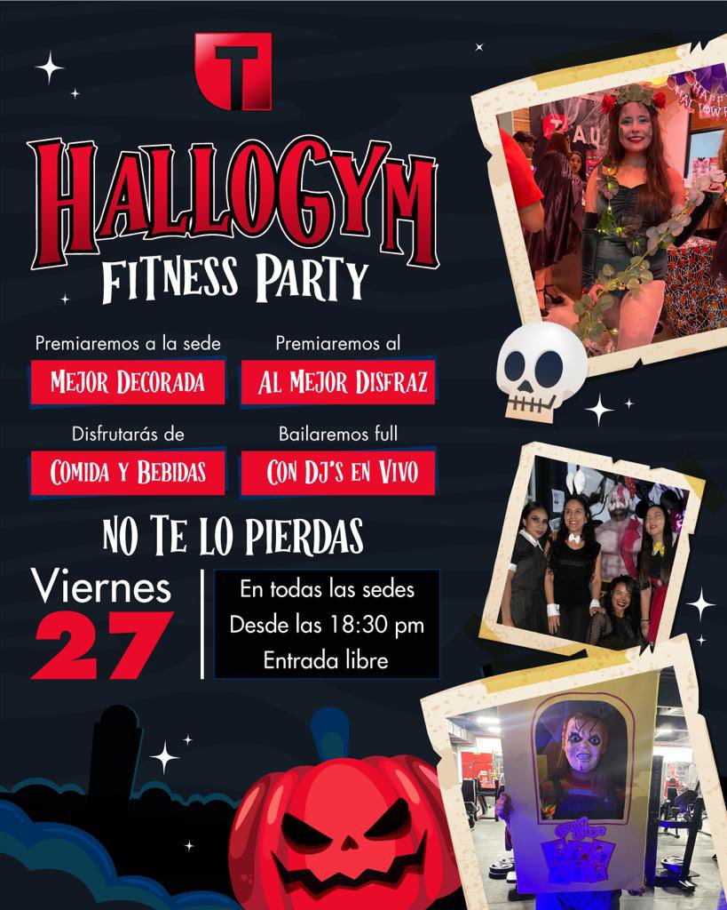 No te pierdas este viernes el Hallogym en Taurus.
