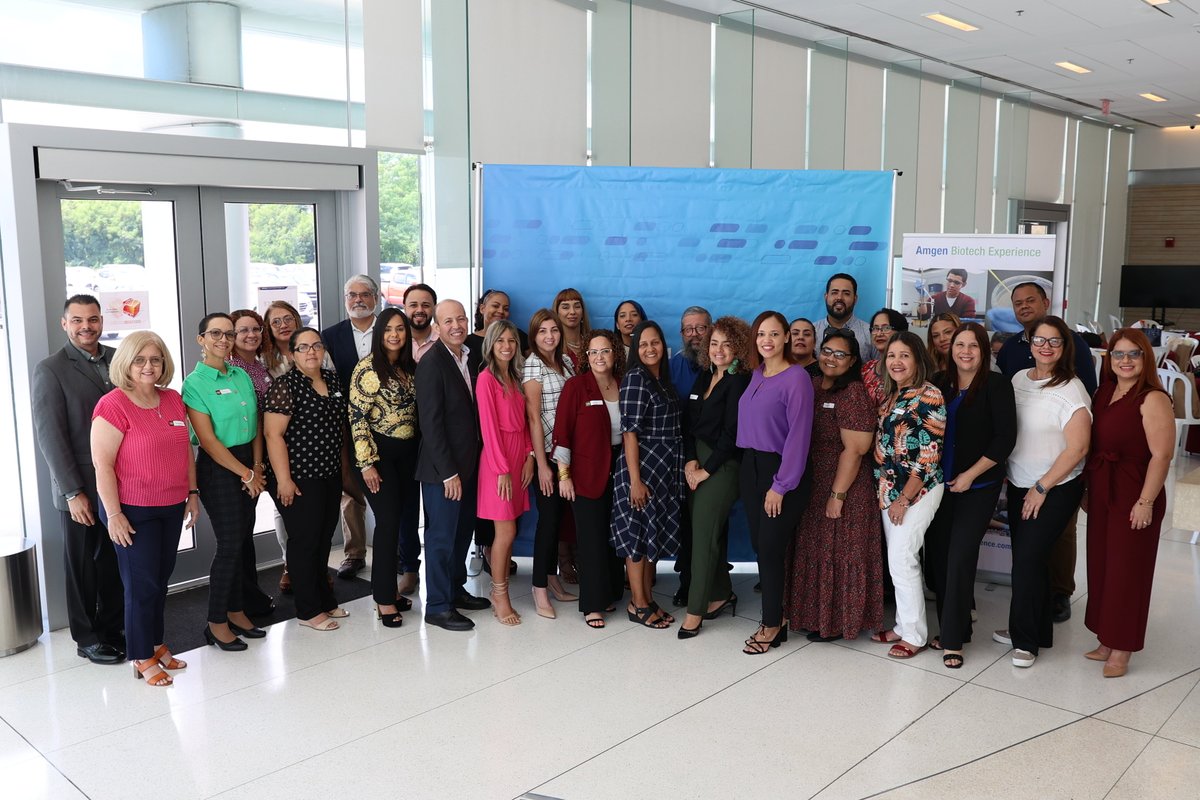 As we celebrate our 15th anniversary, we thank teachers for their commitment and for reaching 76,000 students (cumulative) with authentic lab experiences in Puerto Rico.  Thank you!! GRACIAS!! <a href="/ABEProgOffice/">Amgen Biotech Experience (ABE) Program Office</a> <a href="/AmgenFoundation/">Amgen Foundation</a> <a href="/UPRHComunica/">UPR Humacao</a> <a href="/UPR_Oficial/">UPR</a> #biotechexperience