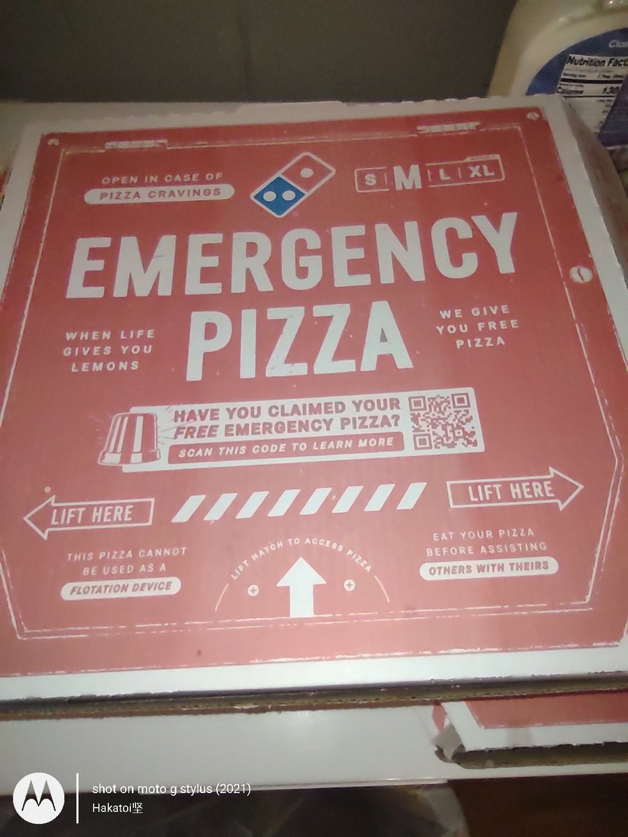 Good Looking Out @dominos 
This Makes it A Little easier being on Lockdown 💪
Hope they Catch These People Fast 
Stay Strong #AuburnMaine & #LewistonMaine 🙏🙏