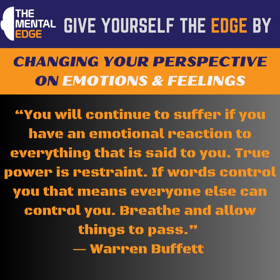 #thementaledge #mentalperformance #emotions #emotionalcontrol