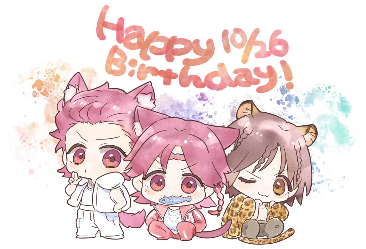 HBD〜〜〜〜！！！💚🍒🐙🎉🎂🎀
#HAPPYYUTADAY