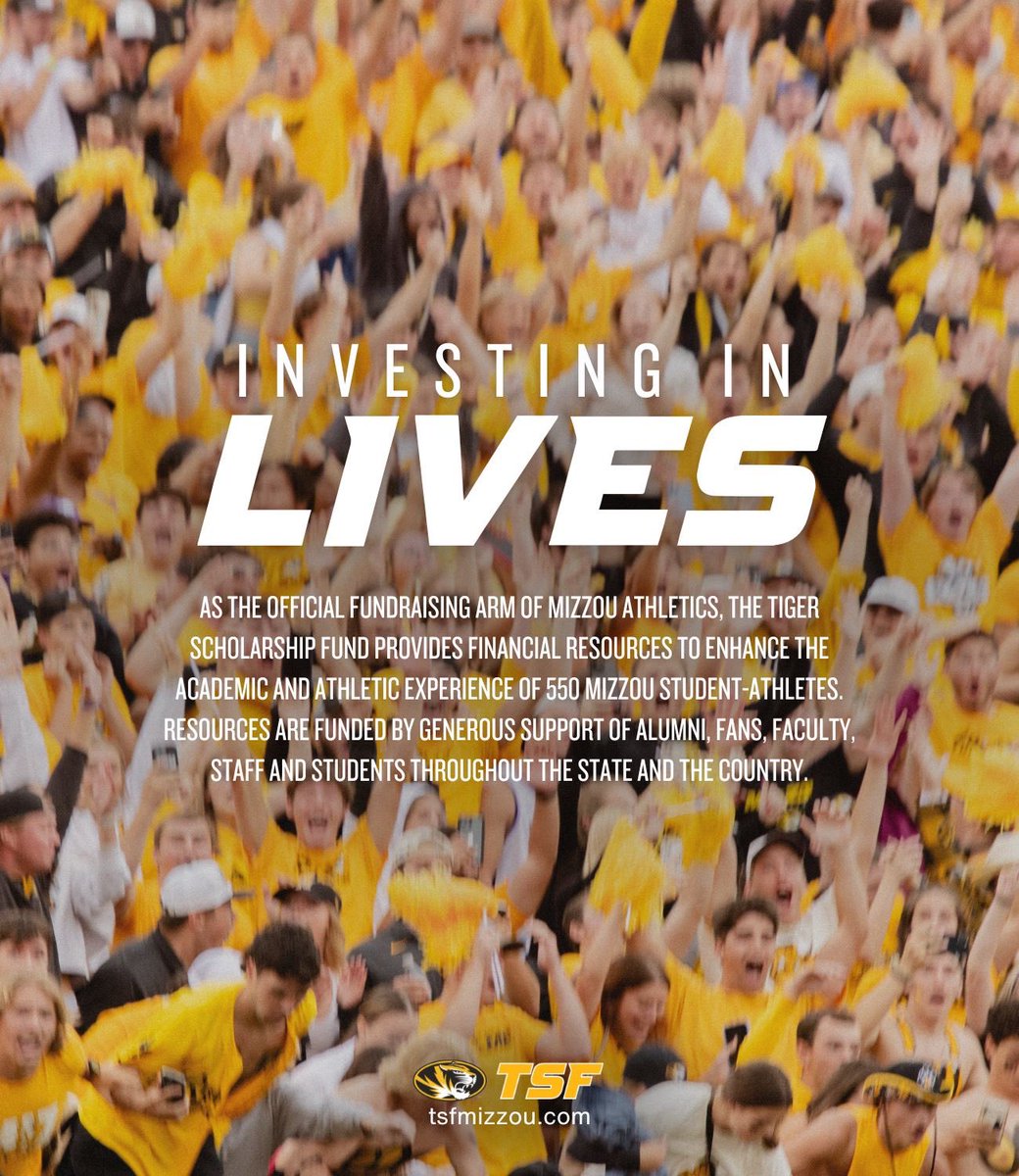 I am proud to be a Missouri Tiger because Mizzou’s school spirit. @MizzouAthletics is proud of instilling it’s core values in Mizzou student-athletes. Support your tigers and their commitment to excellence by giving at tsfmizzou.com. MIZ!